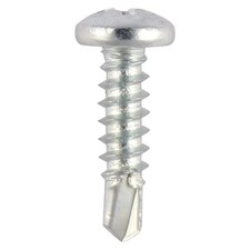Timco - Window Fabrication Screws - Pan - PH - Self-Tapping Thread - Self-Drilling Point - Zinc (Size 4.2 x 25 - 1000 Pieces)