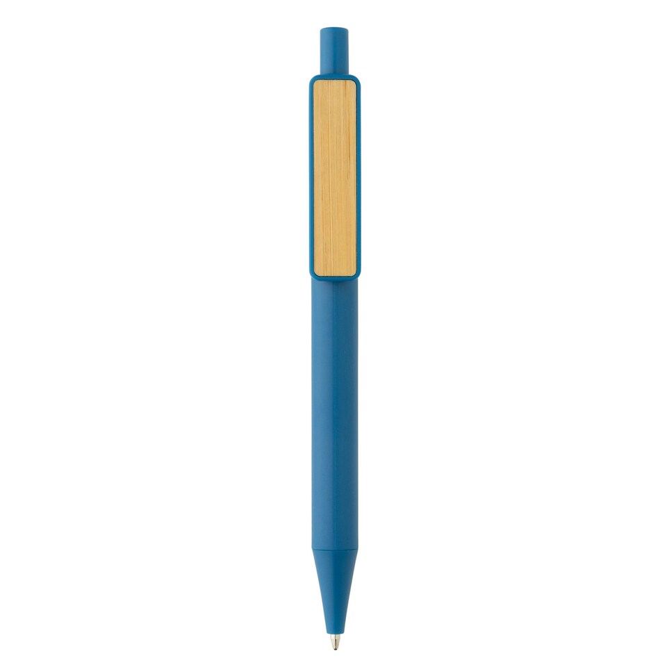 image 1 of XD Collection Bamboo Rollerball Pen - Blue - 14cm x 1.1cm