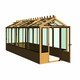image 2 of Holkham 6 x 16 Greenhouse - Timber - L476 x W190.3 x H237.3 cm