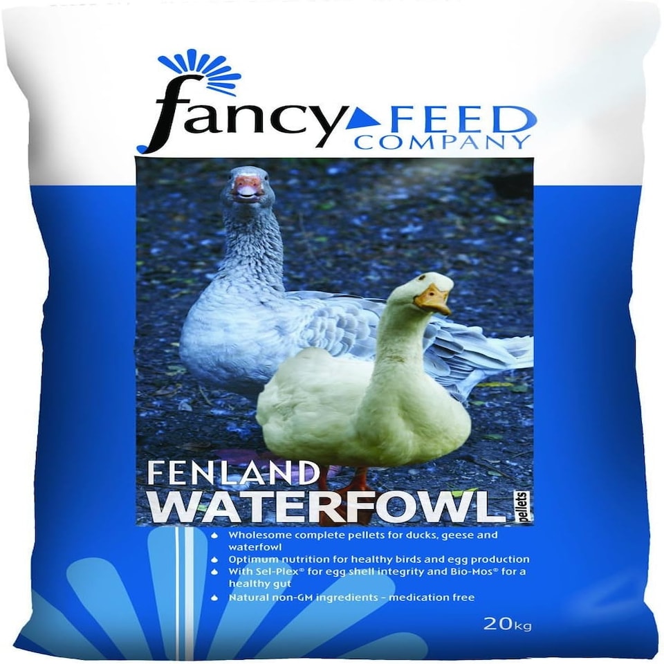 Fancy Feed Company Fenland Waterfowl Pellets Complete Feed 20kg