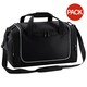 image 1 of Quadra Teamwear Locker Duffle Bag (30 Litres) (Pack of 2) - Black/Light Grey - One Size