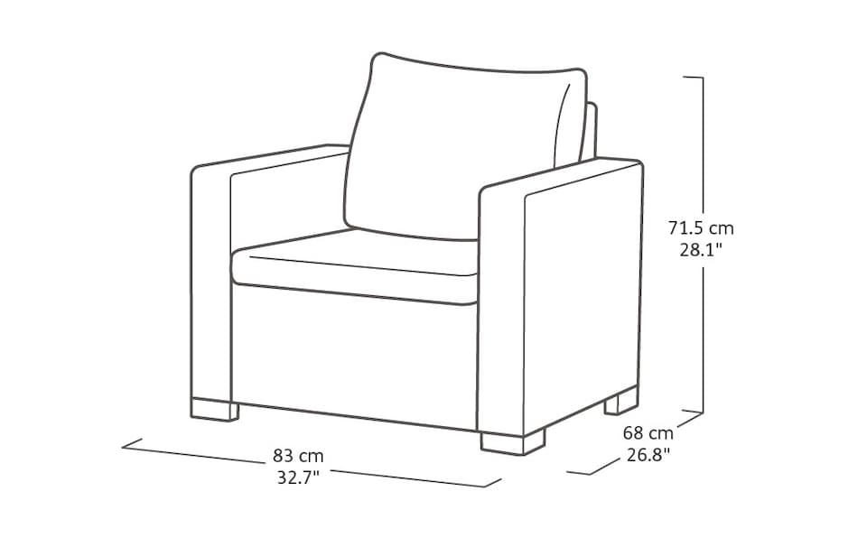 image 1 of Keter California 4 seater