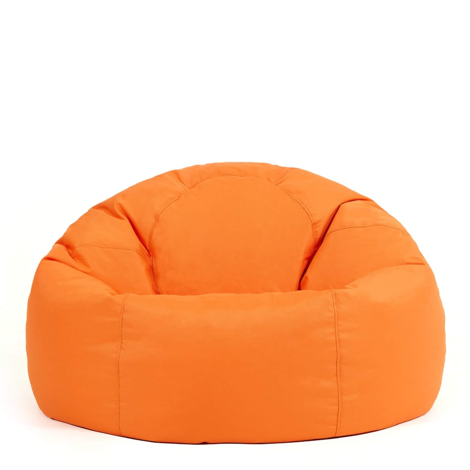 image 1 of Adult Classic Beanbag Outdoor Waterproof Bean bags Ready Filled - Orange | Orange | Orange | 1