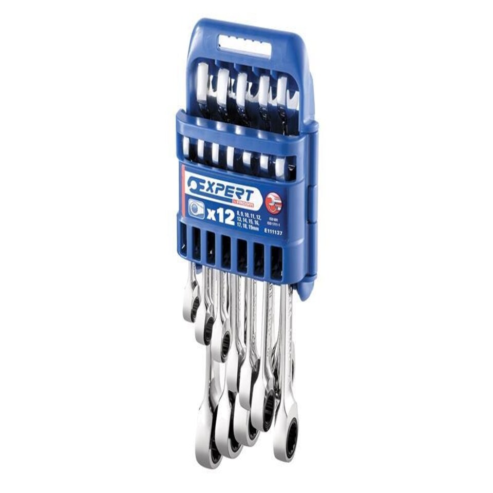 E111137 Rapid Ratchet Spanner Set, 12 Piece - BRIE111137