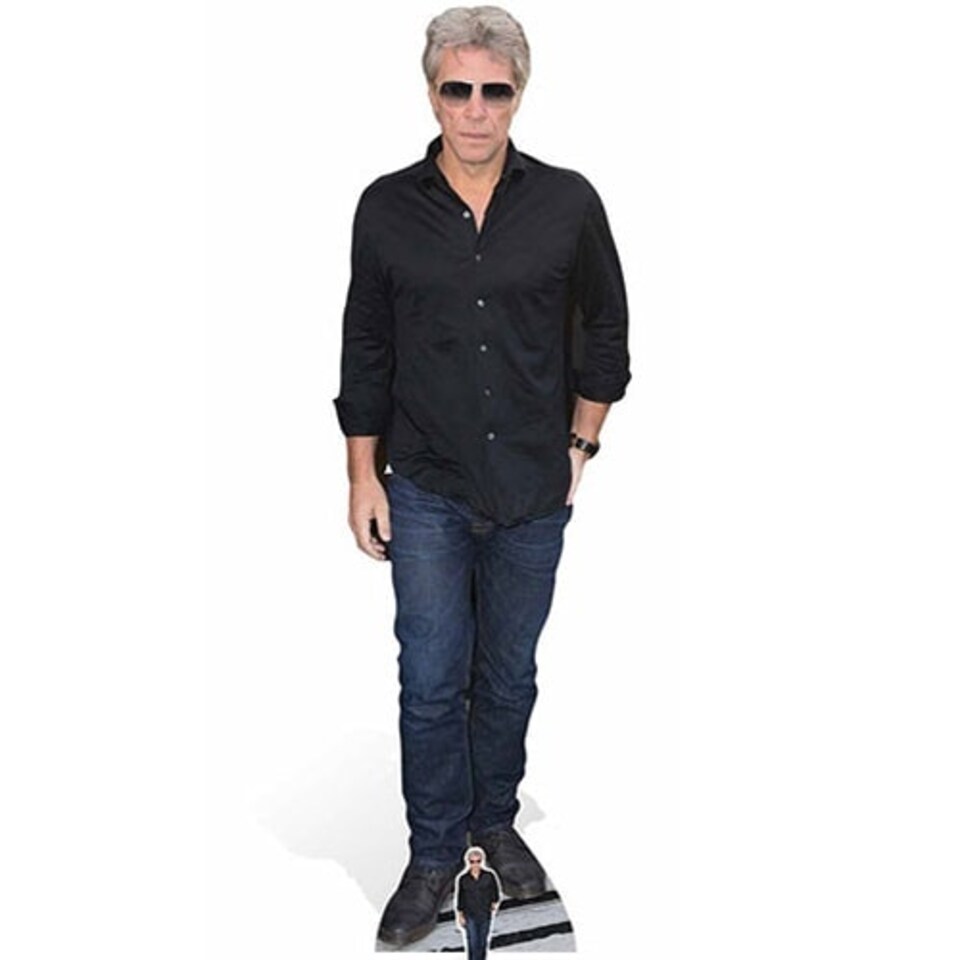 Jon Bon Jovi Lifesize Cardboard Cutout 175cm