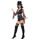 image 4 of Fever Womens/Ladies Vampire Costume Set - Black/Burgundy - M M
