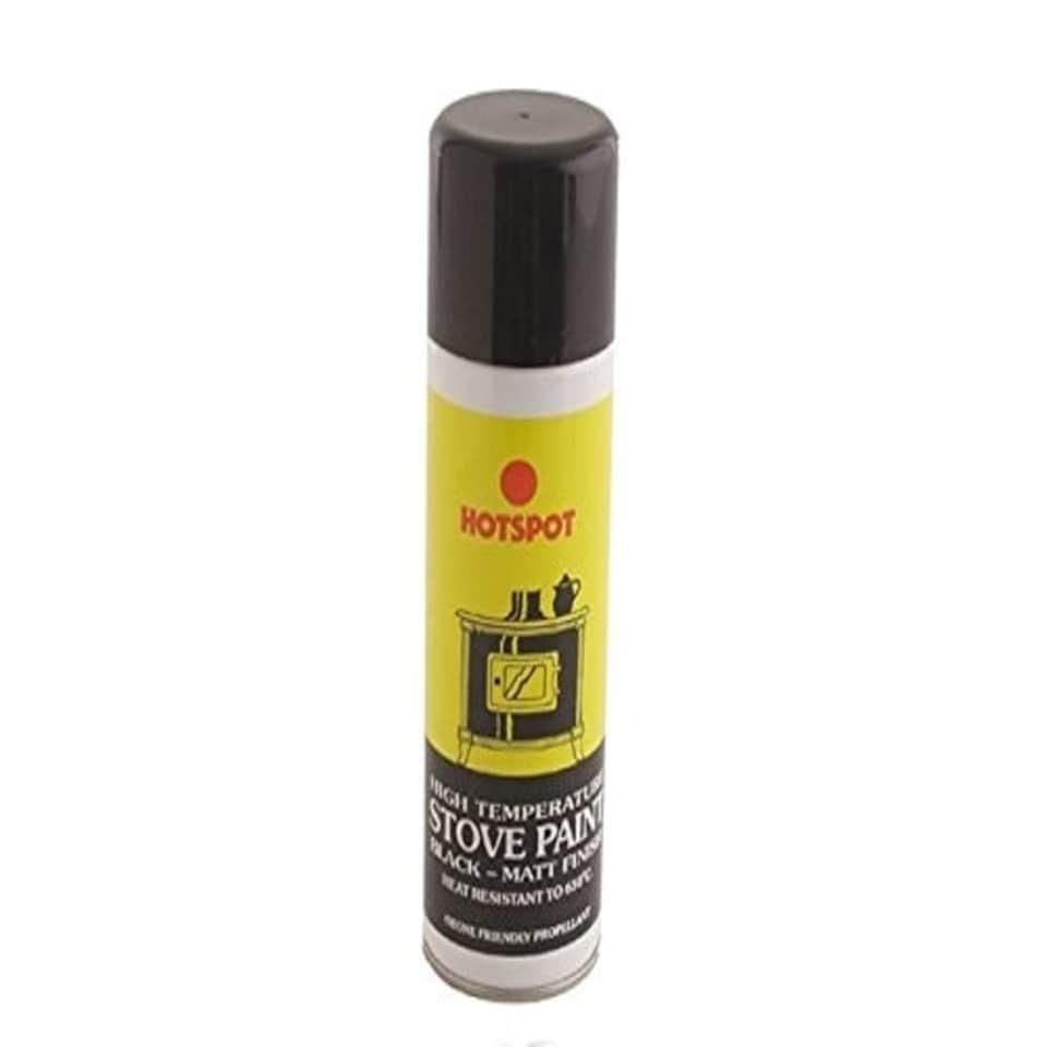 Spray Stove Paint Matt Black 450ml - HOT200941