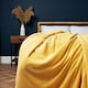 image 2 of BHS Jumbo Microfleece Throw | Yellow | Ochre | 1