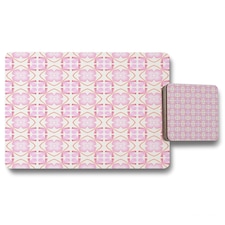 Orange sublime boho chic summer design (Placemat & Coaster Set)