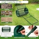 image 7 of COSTWAY 27 Inch Compost Spreader Peat Moss Spreader