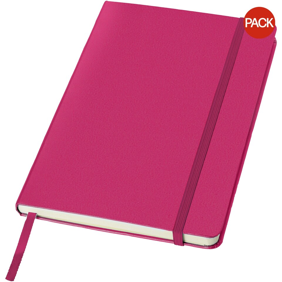 image 1 of JournalBooks Classic Office Notebook (Pack of 2) - Pink - 21.3 x 14.4 x 1.5 cm