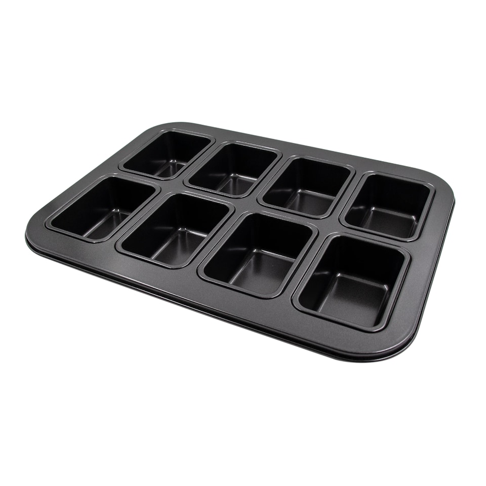 image 1 of Loaf Tin: 8 Hole Luxe Mini Loaf Pan