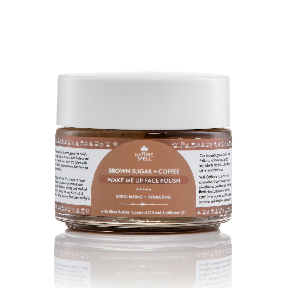 image 1 of Nature Spell Brown Sugar & Coffee Face Scrub