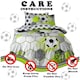 image 4 of VELVETIO Football Stamp Duvet Cover Set Easy Care Polycotton Kids Beddings Grey | Single
