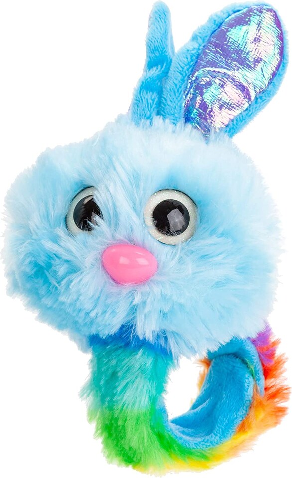 image 1 of VFM e-Store Easter Fluffy Bunny Slap Band for Kids - 31cm Turquoise