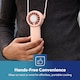 image 10 of GEEPAS Handheld Portable Mini Fans Pack of 2(Pink & Cream)