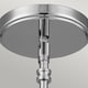image 2 of Payne 1 Light Mini Ceiling Pendant Light Polished Chrome IP44, G9