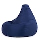 image 1 of icon Recliner Indoor Outdoor Bean Bag Navy Blue Bean Bag Chair Blue