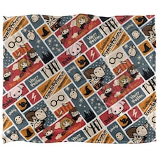 Harry Potter Chibi Characters Blanket - Multicoloured - One Size