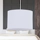 image 6 of Set of 2 White Pleated 30cm Pendant Lightshades White