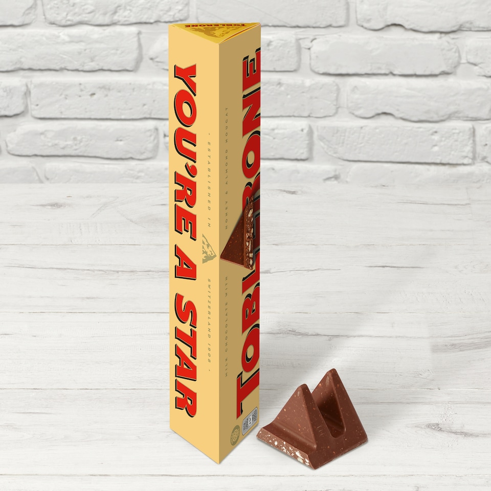 image 1 of Toblerone You're A Star Gift Chocolate Gift Bar 360g