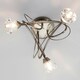 image 3 of BHS Marianne 3 Light Flush Ceiling Light | Bronze | Antique Brass | 1