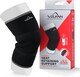 image 4 of Vulkan Classic Knee Support, Neoprene 3mm/5mm Three-piece Sleeve, Black (M) | Black | Black | M