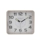 image 1 of Hometime White Alarm Clock - Dual Indicating Light System White
