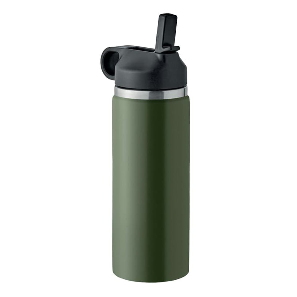 image 1 of MidOcean Ivalo Double Wall 500ml Water Bottle - Dark Green - One Size | Green | One Size