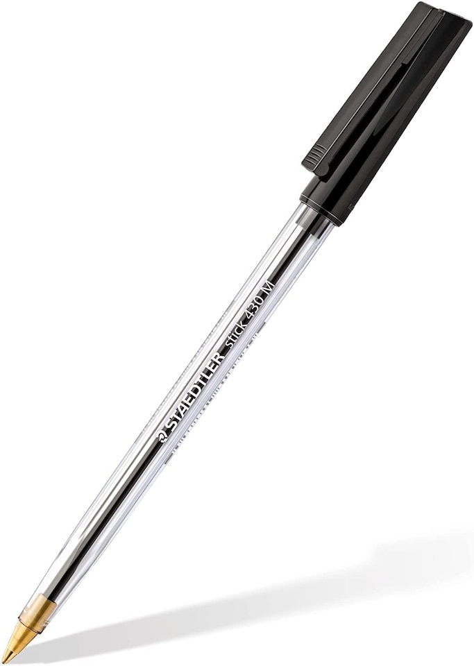 image 1 of STAEDTLER 430M Stick Ballpoint Pens 0.5mm Medium Pack of 10