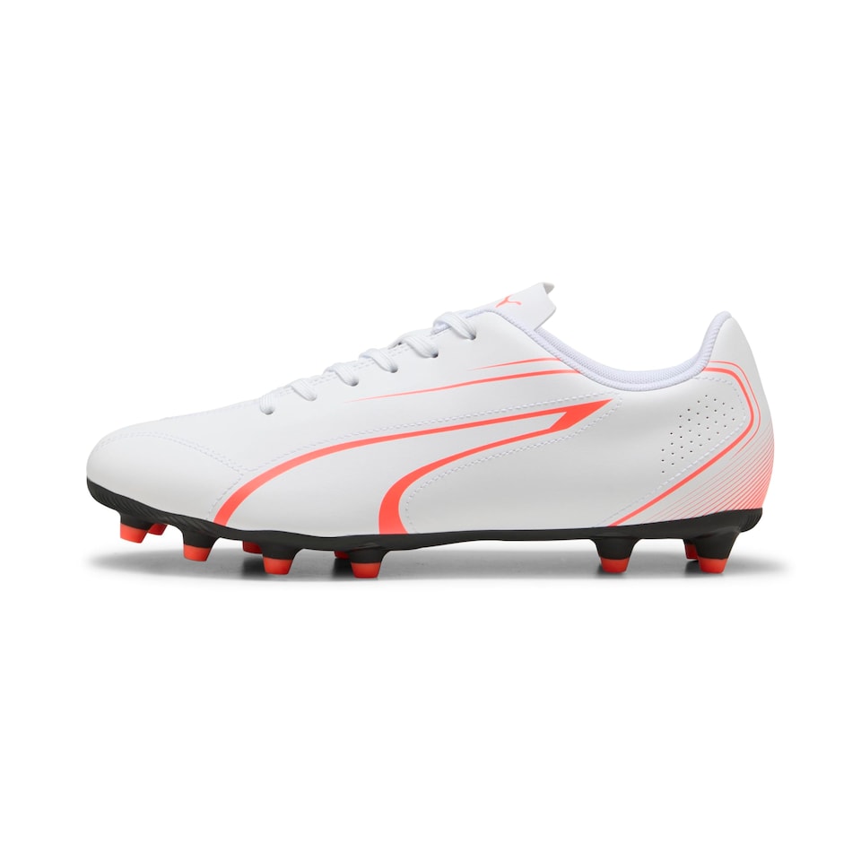image 1 of Puma Attacanto Junior FG/AG Football Boots 2 White/Red