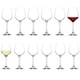 image 1 of LAV 12pc Lal Wine Glasses Set - Clear | Clear | Clear | 12