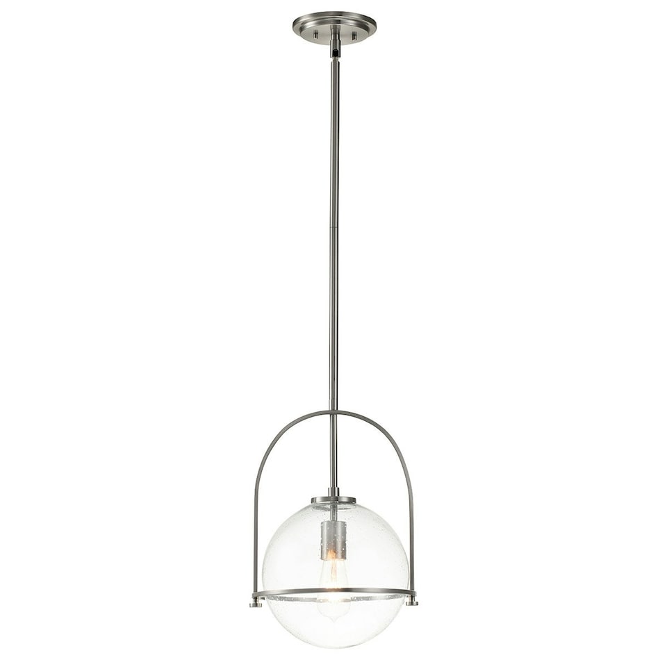 image 1 of Hinkley Somerset Globe Pendant Ceiling Light Brushed Nickel