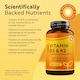 image 2 of Nutravita Vitamin D3 3000iu & K2 100ug (MK7) - Supports Normal Bones, Muscles, Teeth and Immune System - 120 Vitamin D3 K2 Vegetarian Capsules