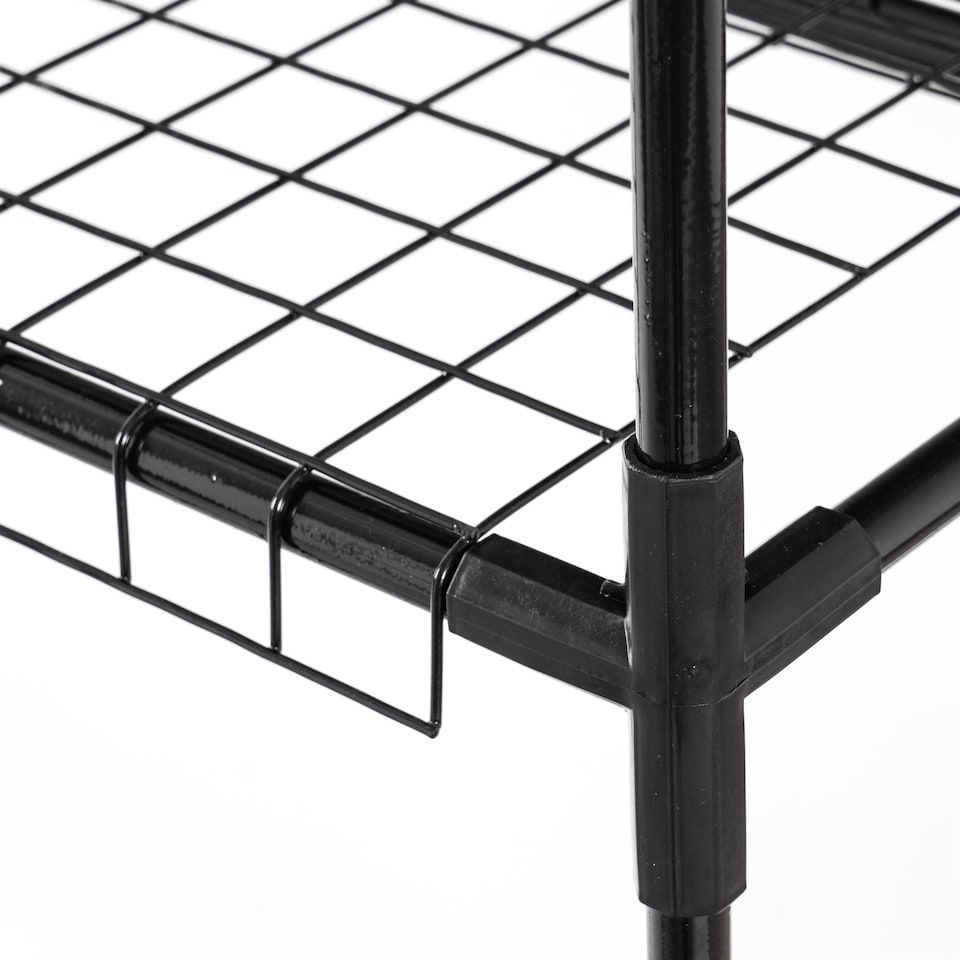 image 1 of Harbour Housewares Plastic 4 Tier Mini Greenhouse - 3ft x 6ft - White