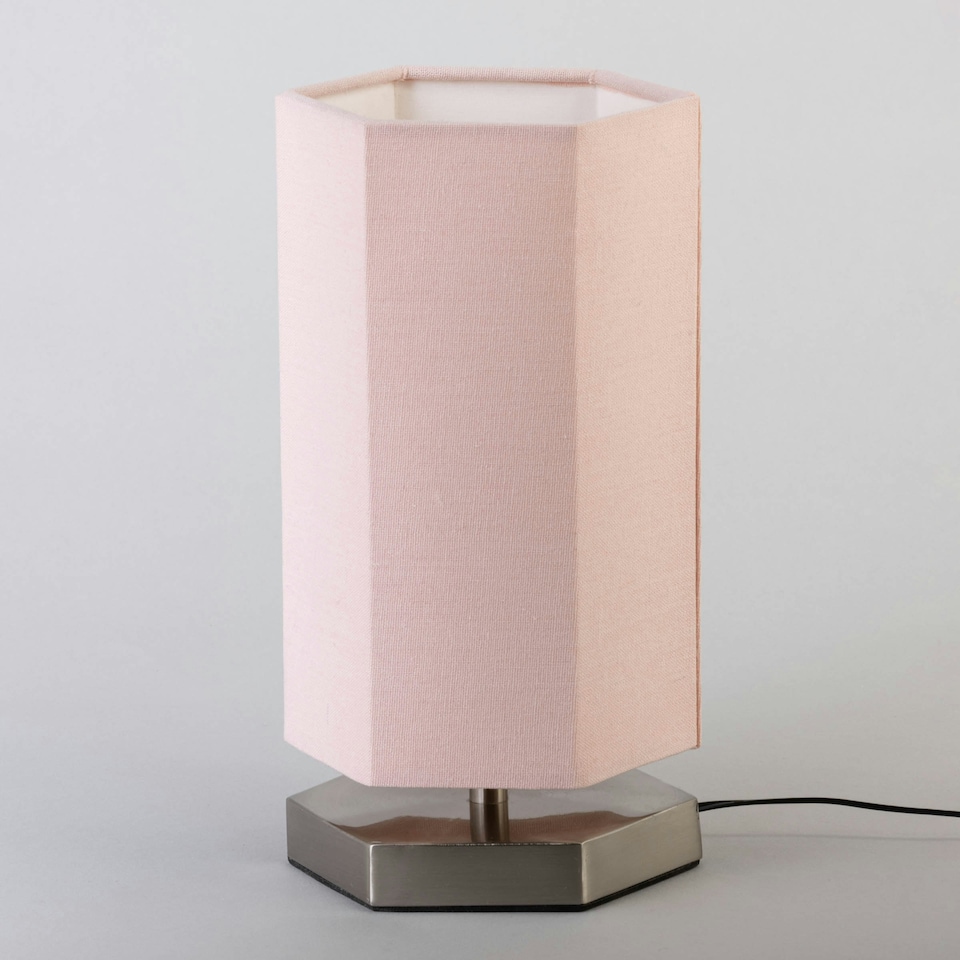 image 1 of BHS Glow Kid's LED Hexagon Table Lamp, Pink Pink | Pink