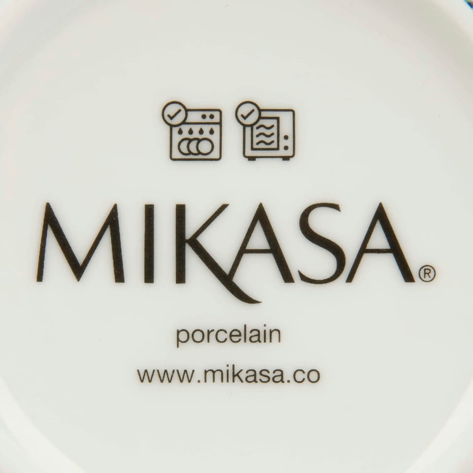 image 1 of Mikasa Clovelly Porcelain 330ml Nautical Conical Mug | Blue