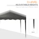 image 8 of Outsunny 3x3(m) Pop Up Gazebo Marquee Tent for Garden w/ Carry Bag Grey