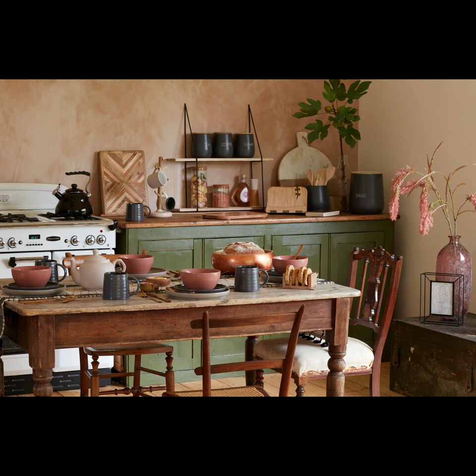 image 1 of Mikasa Serenity Ceramic 440ml Slate Grey Mug | Grey