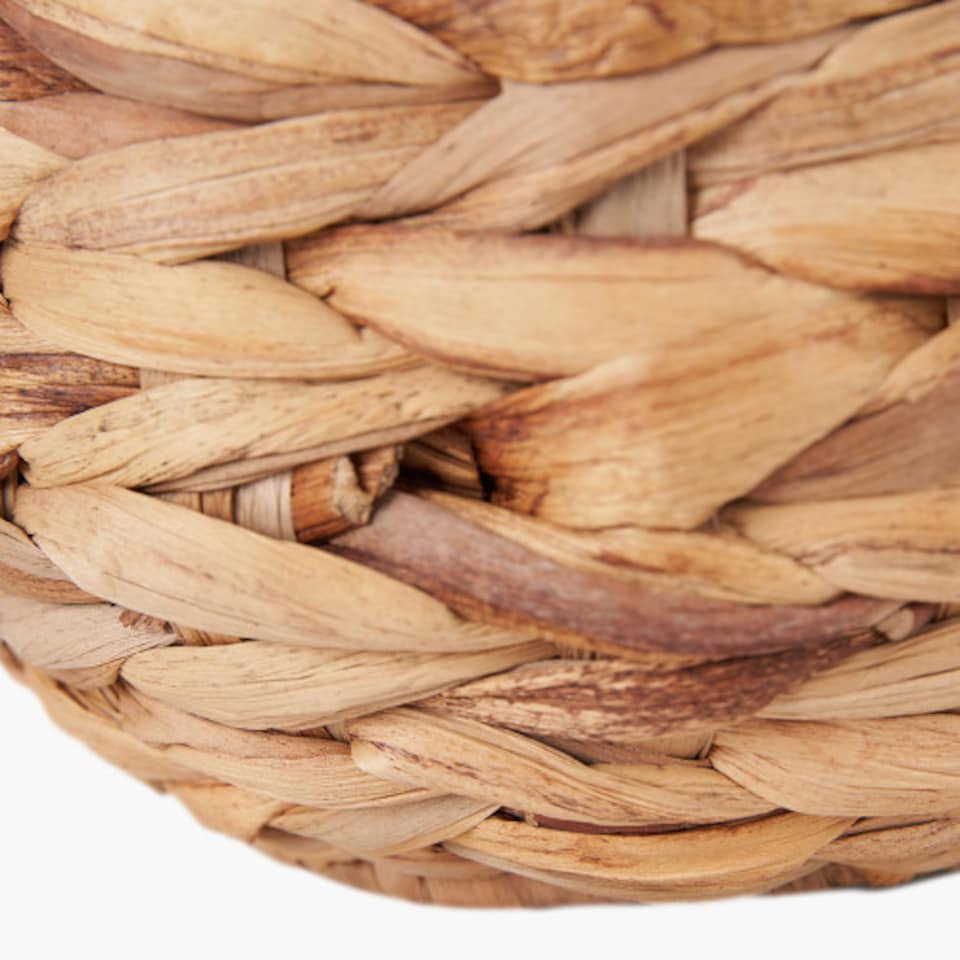 image 1 of Boho Natural Water Hyacinth Table Lamp