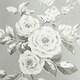 image 1 of Muriva Catherine Lansfield Canterbury Floral Wallpaper - Sage - 10m x 53cm Green