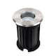 image 1 of ValueLights Sussex Pair Bushed Chrome IP54 Rated Outdoor Garden Walk Over Lights