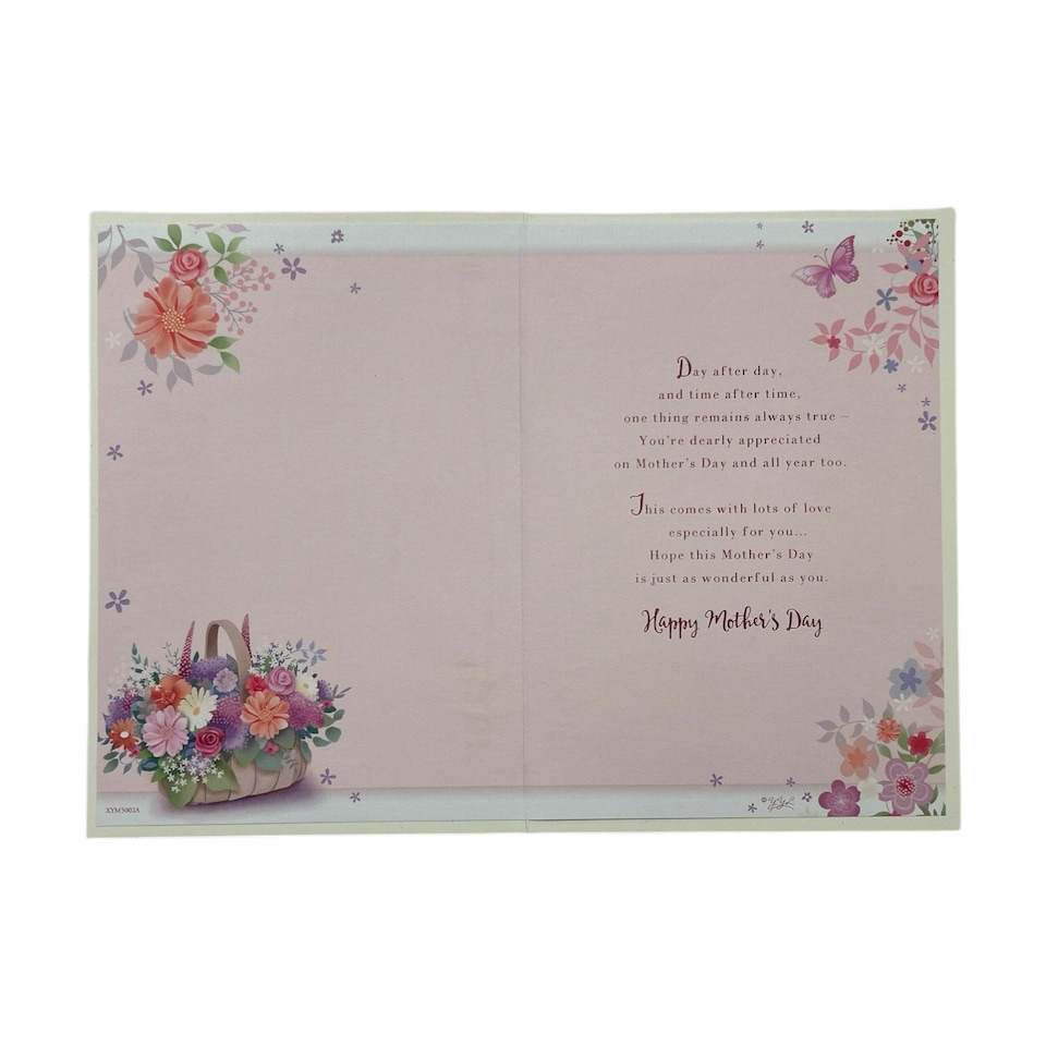 image 1 of To A Dear Mam Pastel Floral Wallet Design Mother's Day Card
