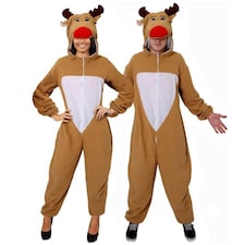 Christmas Reindeer Onesie Brown | XL