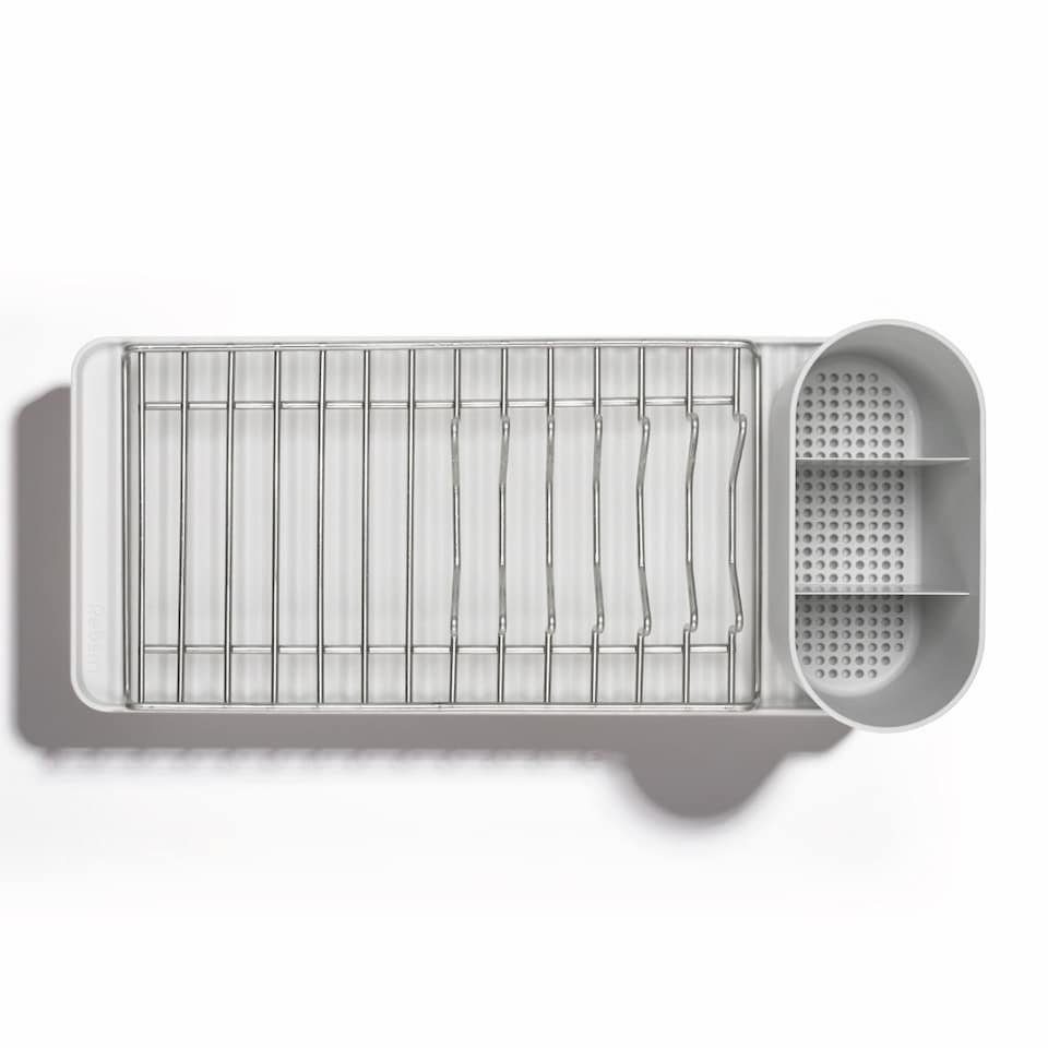 image 1 of ReBorn Recycled Compact Draining Rack | White | Stone