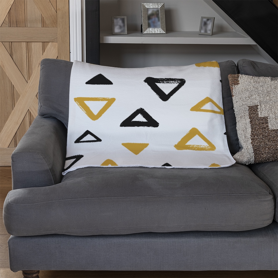 image 1 of Egyptian Pyramids Blanket | Multi