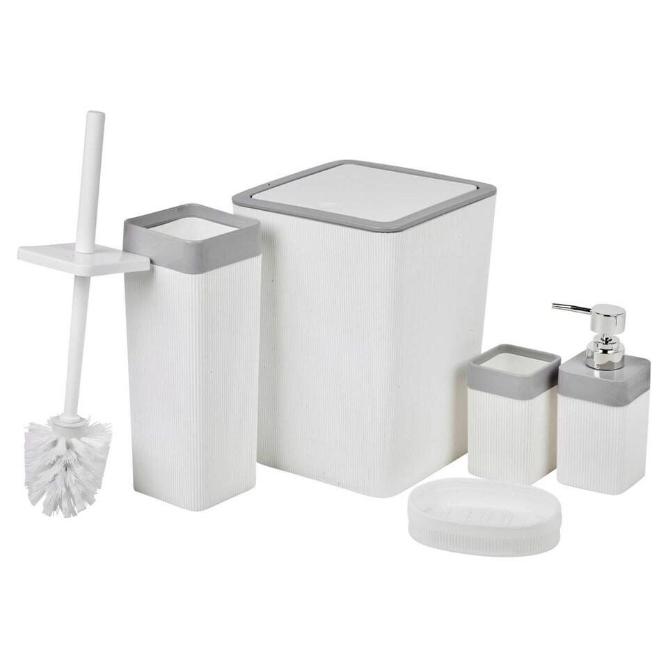 image 1 of 5-Pcs Bathroom Accessory Set | Multi | 5