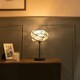 image 1 of ValueLights Hudson Acrylic Jewel Twist Chrome Table Lamp with Tortoise Shell Lampshade - Bulb Included