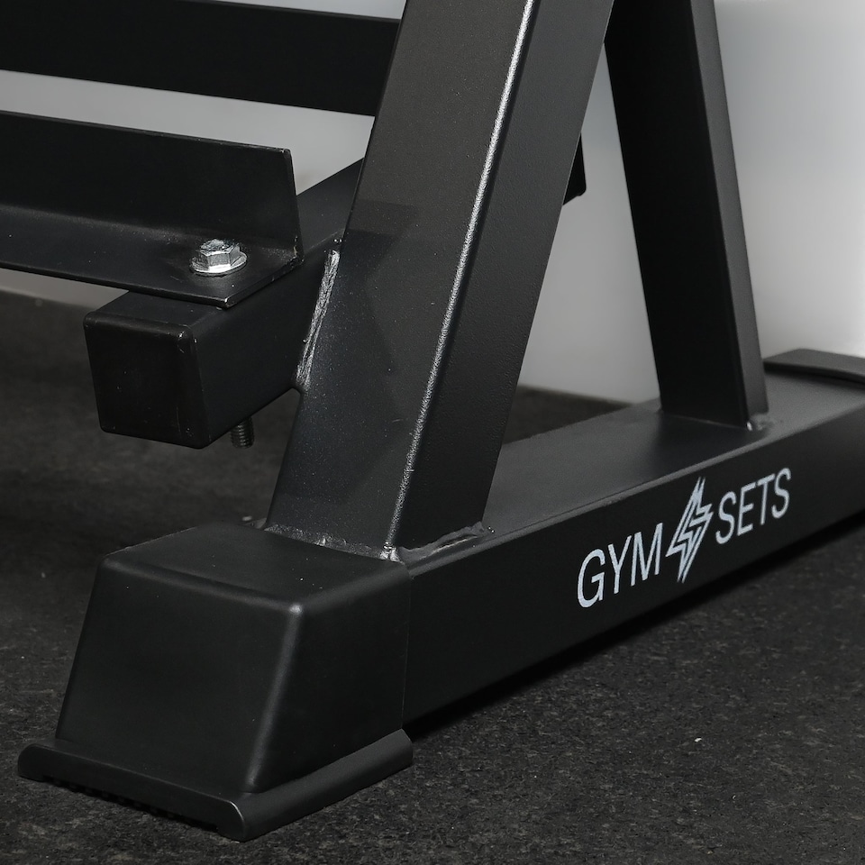 image 1 of GYM SETS 3Tier Dumbbell Storage Rack- (1 Rack | 25-35kg | 25 / 27.5 / 30 / 32.5 / 35kg / Commercial Bench | +£120)