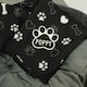 image 5 of Personalised Dog Paw Print Fleece Blanket